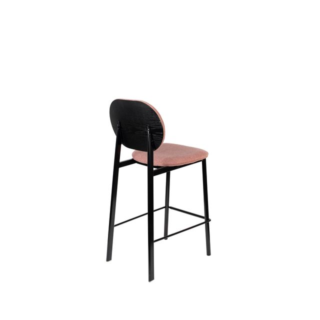 Spike Counter Stool 64.5 cm Natural/Pink